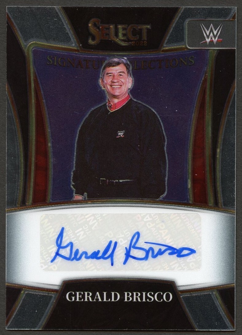 Gerald Brisco #SG-GBS signed auto 2022 Panini Select WWE Trading Card