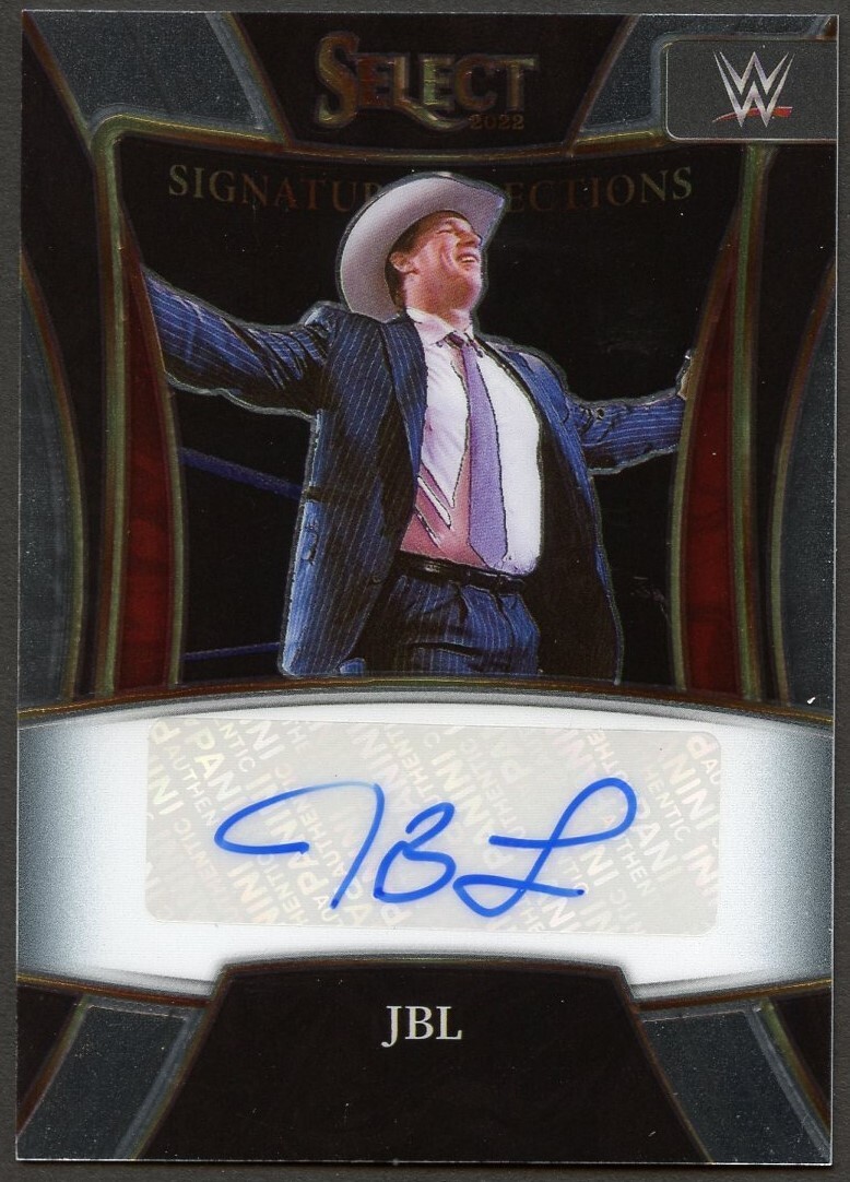 JBL #SN-JBL signed autograph auto 2022 Panini Select WWE Trading Card