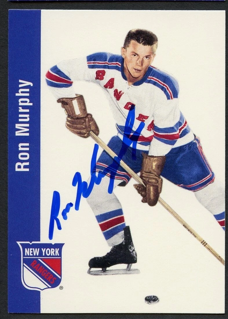 Ron Murphy #102 signed autograph 1994 Parkhurst Missing Link 1956-57 Card