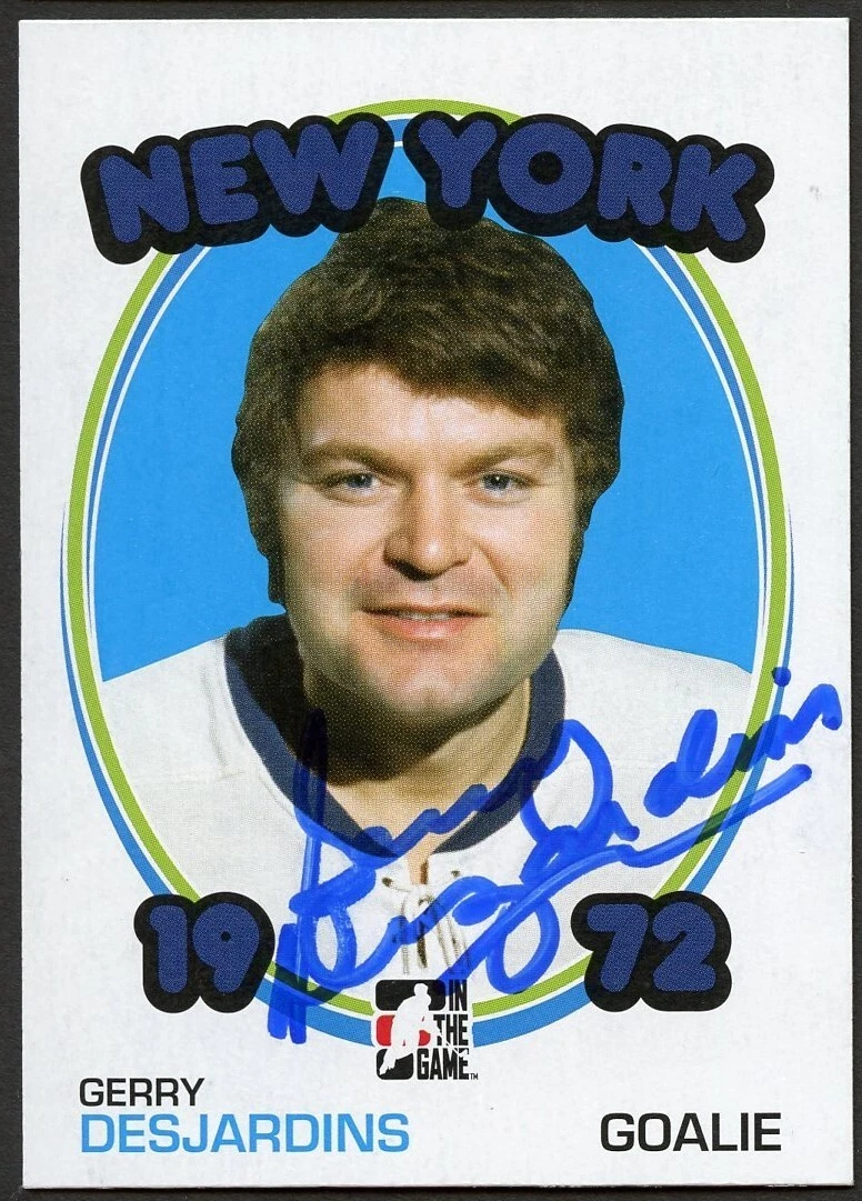 Gerry Desjardins signed autograph auto 2009 In The Game 1972 Year in Hockey