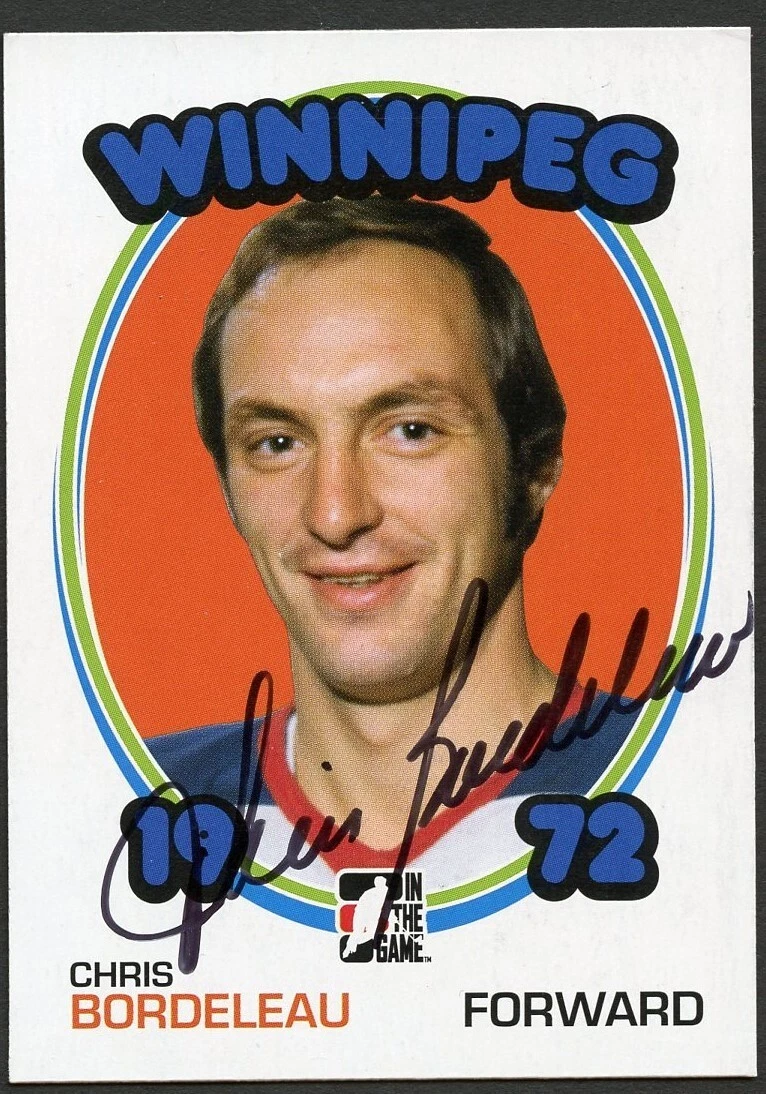 Chris Bordeleau signed autograph auto 2009 In The Game 1972 Year in Hockey