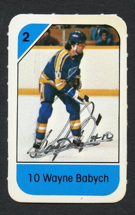 Wayne Babych signed autograph auto 1982-83 Post Cereal NHL Hockey Card