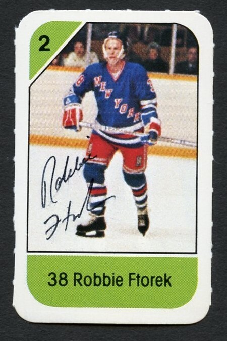 Robbie Ftorek signed autograph auto 1982-83 Post Cereal NHL Hockey Card