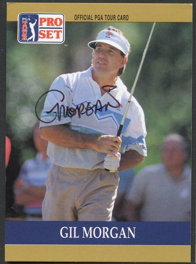 Gil Morgan #51 signed autograph auto 1990 Pro Set Golf Trading Card