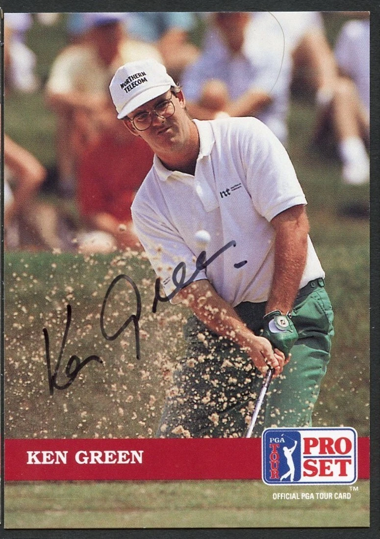 Ken Green #55 signed autograph auto 1992 Pro Set Golf Trading Card