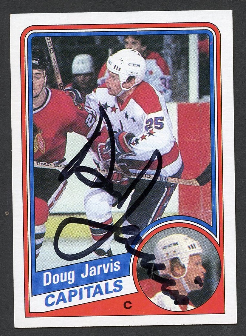 Doug Jarvis #145 signed autograph auto 1984-85 Topps Hockey Trading Card