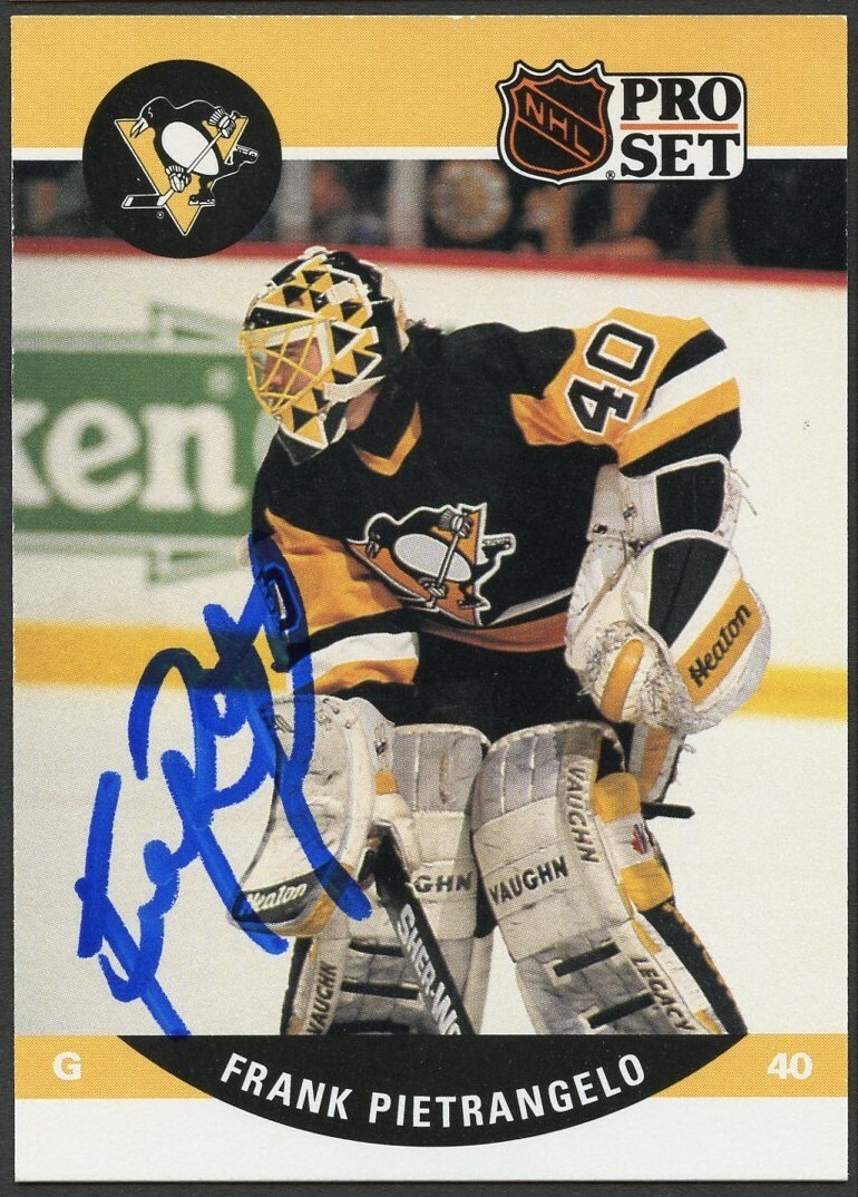 Frank Pietrangelo #509 signed autograph auto 1990-91 Pro Set Card Hockey Card