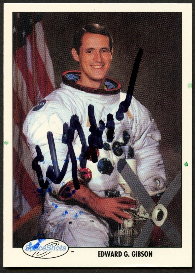 Edward G Gibson #125 signed autograph auto Space Shots Trading Card NASA
