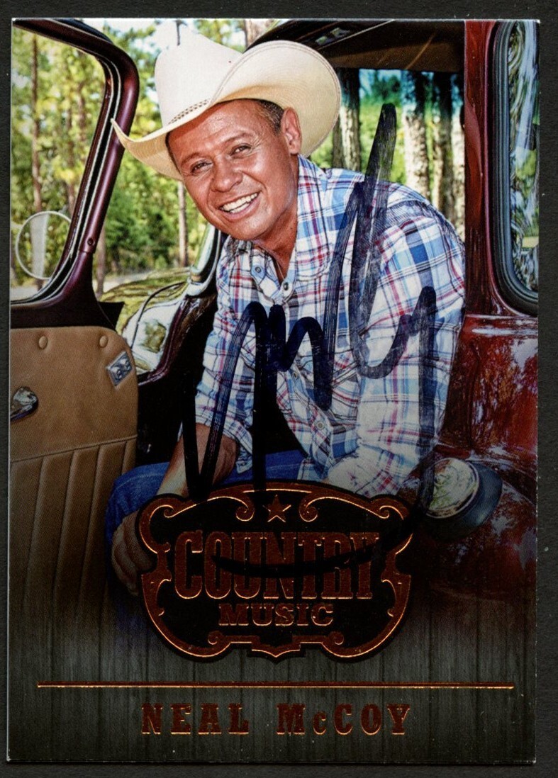Neal McCoy #50 signed autograph auto 2014 Panini Country Music Card