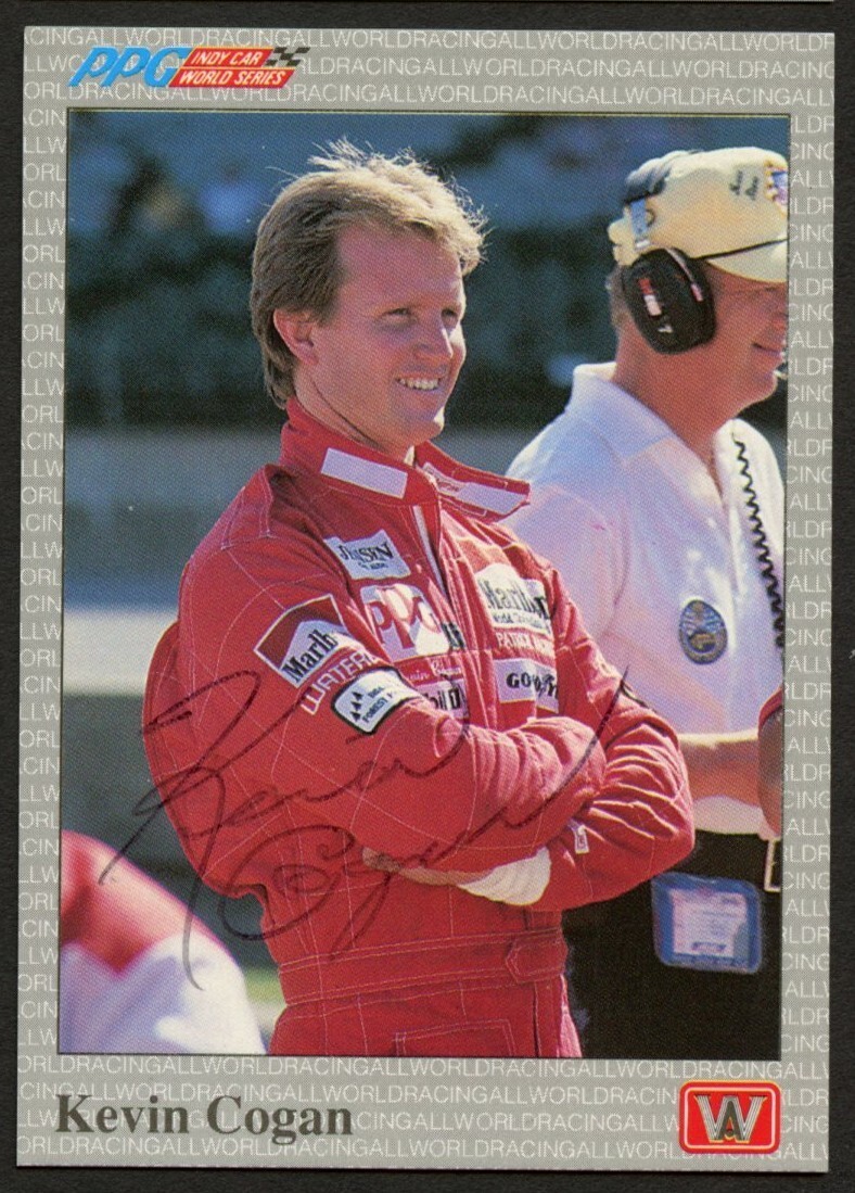 Kevin Cogan #36 signed autograph auto 1991 PPG Indy Car Trading Card