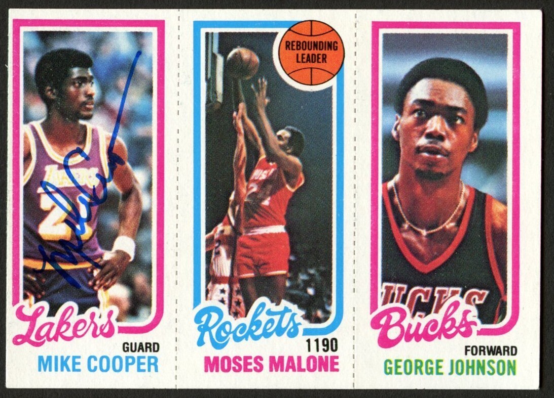 Mike Cooper signed autograph auto 1980-81 Topps Basketball Trading Card