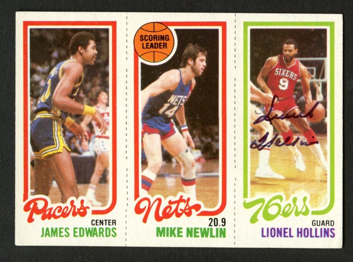 Lionel Hollins signed autograph auto 1980-81 Topps Basketball Trading Card