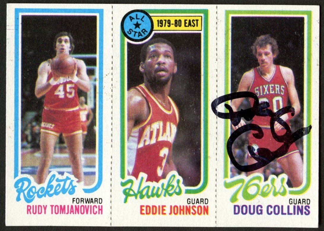 Doug Collins signed autograph auto 1980-81 Topps Basketball Trading Card