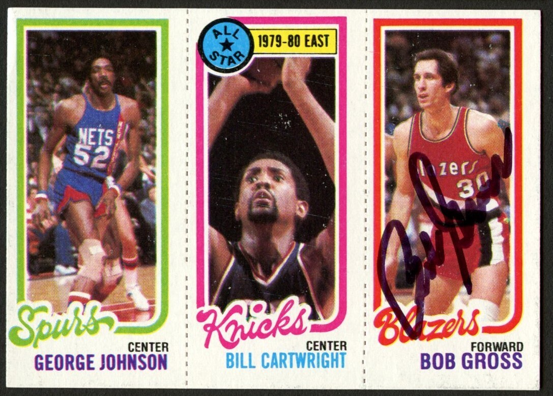 Bob Gross signed autograph auto 1980-81 Topps Basketball Trading Card