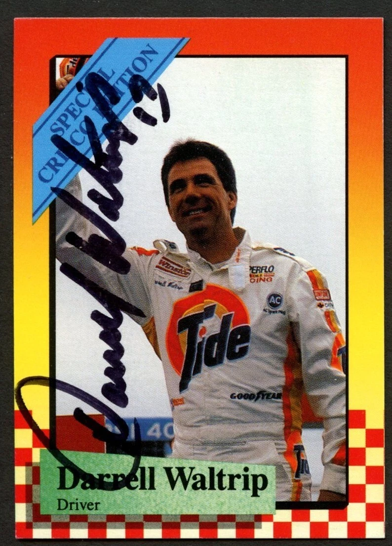 Darrell Waltrip #2 signed autograph 1989 MAXX Crisco Edition Trading Card