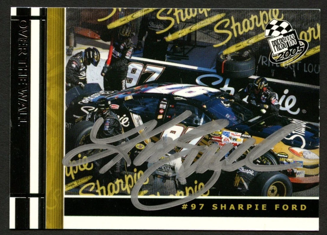 Kurt Busch #69 signed autograph auto 2005 Press Pass NASCAR Trading Card