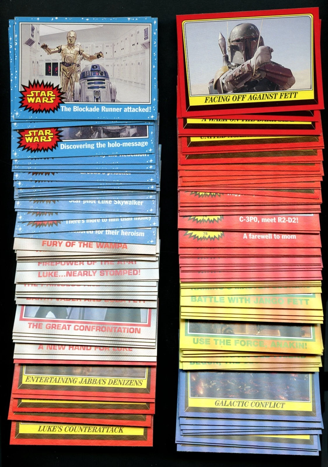2004 Topps Star Wars Heritage Complete Base 120 Card Set Star Wars Empire ROTJ