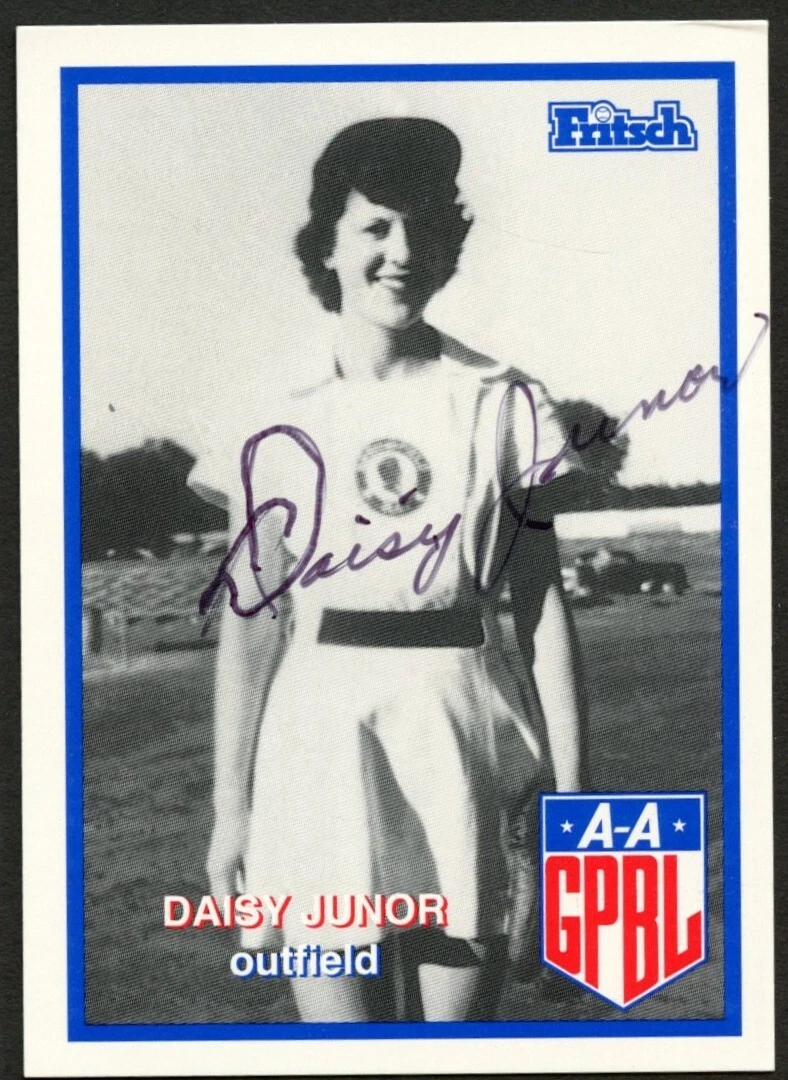 Daisy Junor #276 signed autograph auto 1995 Fritsch AAGPBL Baseball Card