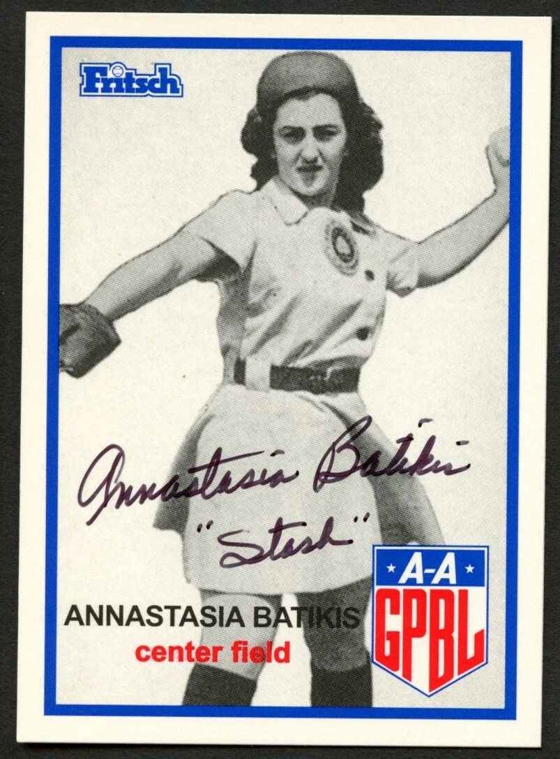 Annastasia Batikis #16 signed autograph auto 1995 Fritsch AAGPBL Baseball Card
