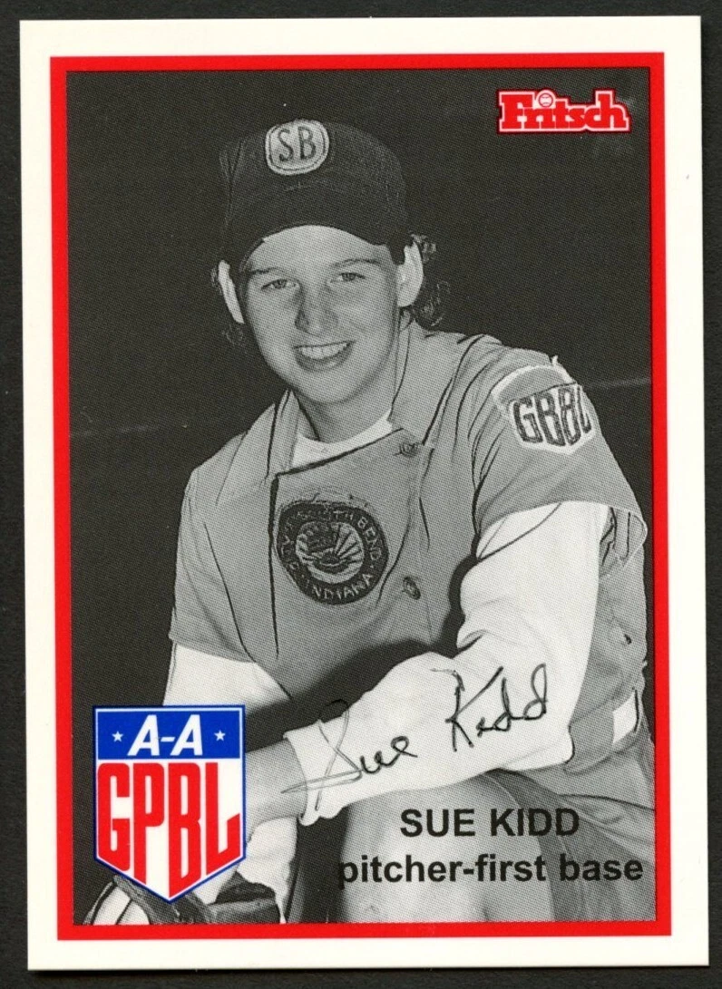 Sue Kidd #99 signed autograph auto 1995 Fritsch AAGPBL Baseball Card