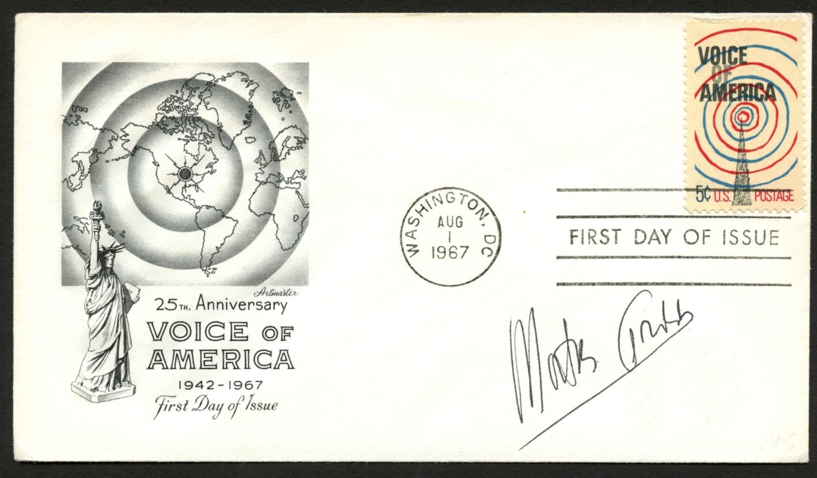 Morton Gould d1996 signed autograph American Composer Conductor & Pianist FDC