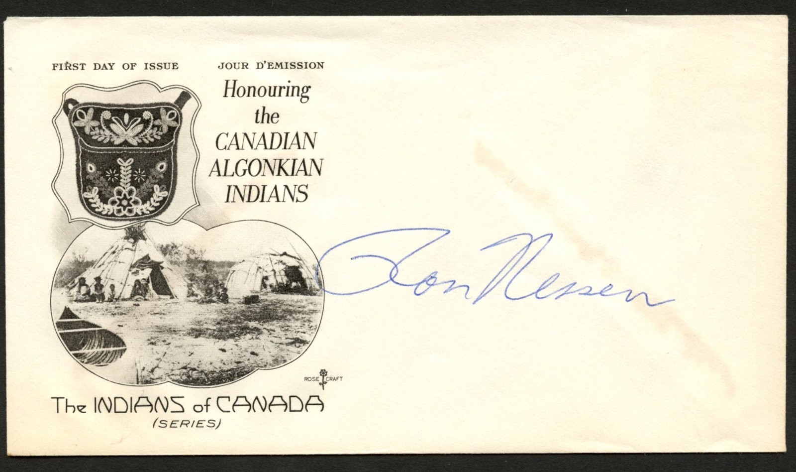 Ron Nessen d2025 signed autograph 15th White House Press Secretary FDC
