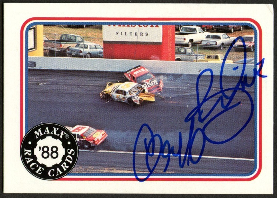 Geoff Bodine #35 signed autograph auto 1988 Maxx NASCAR Racing Trading Card