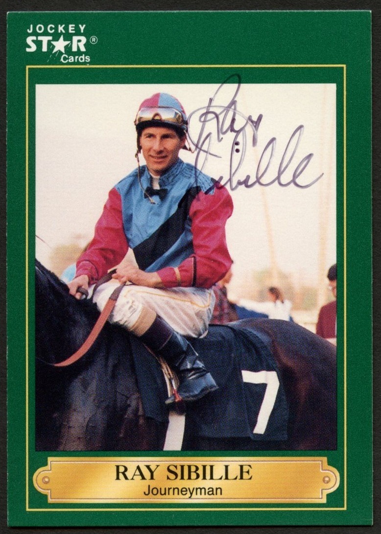 Ray Sibille #180 signed autograph auto 1991 Horse Jockey Star Trading Card