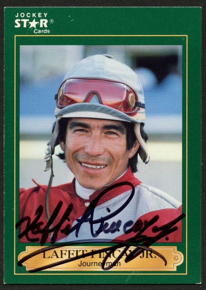 Laffit Pincay Jr #159 signed autograph auto 1991 Horse Jockey Star Trading Card