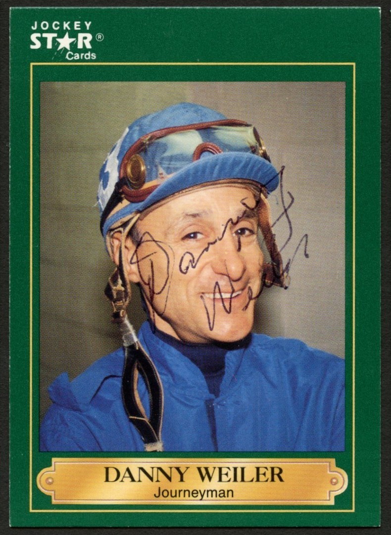 Danny Weiler #204 signed autograph auto 1991 Horse Jockey Star Trading Card