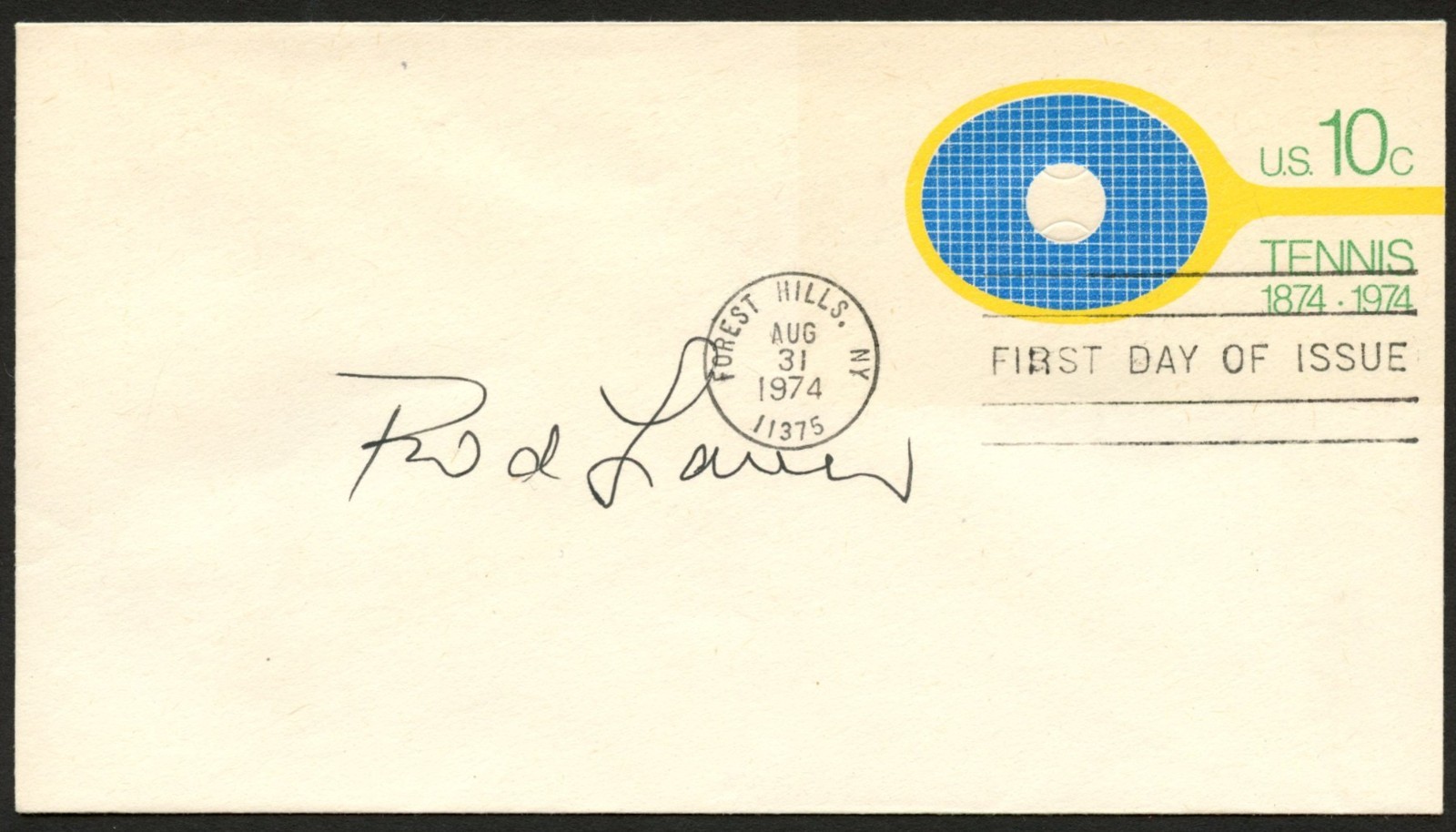 Rod Laver signed autograph FDC Australian Tennis Player