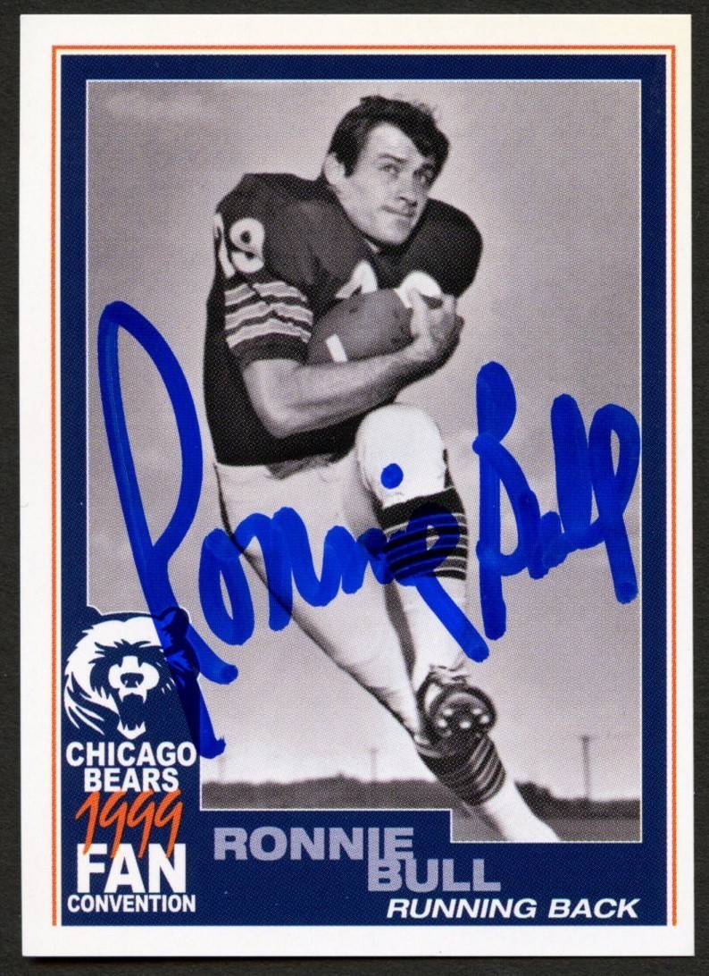 Ronnie Bull #29 signed autograph auto 1999 Chicago Bears Fan Convention Card