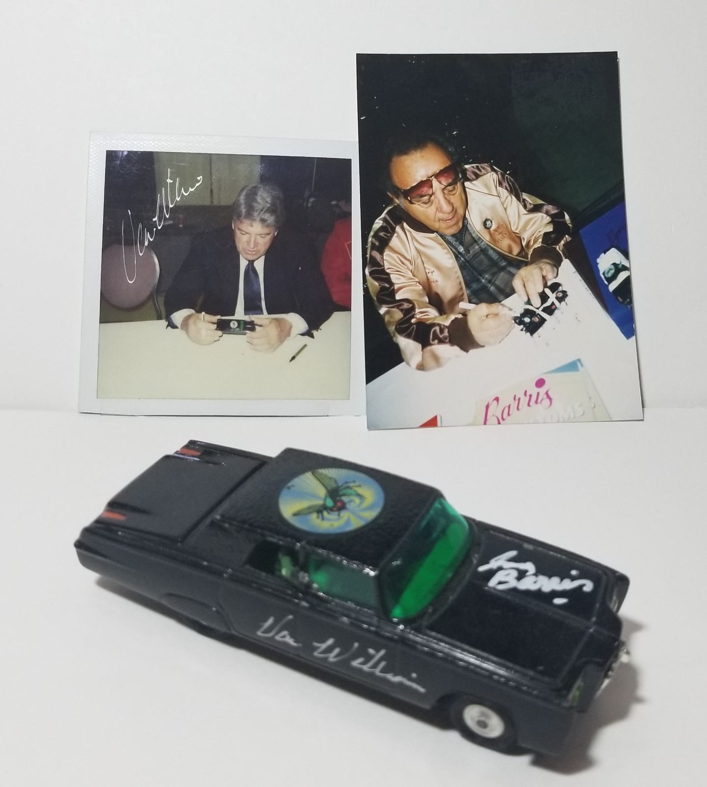 Van Williams & George Barris SIGNED Green Hornet Black Beauty Toy Car JSA COA PF
