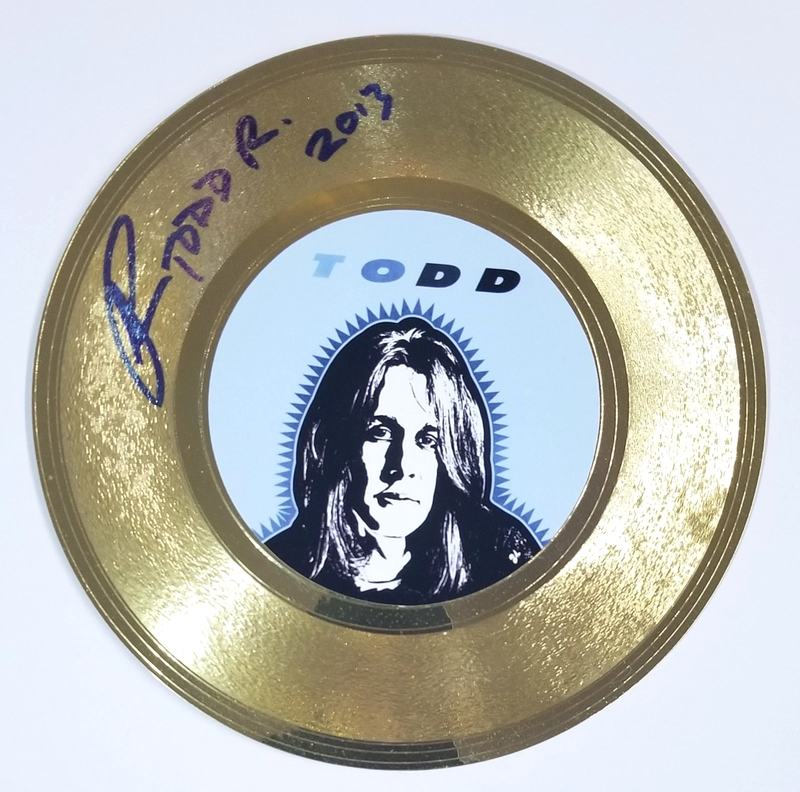 Todd Rundgren REAL hand SIGNED 7