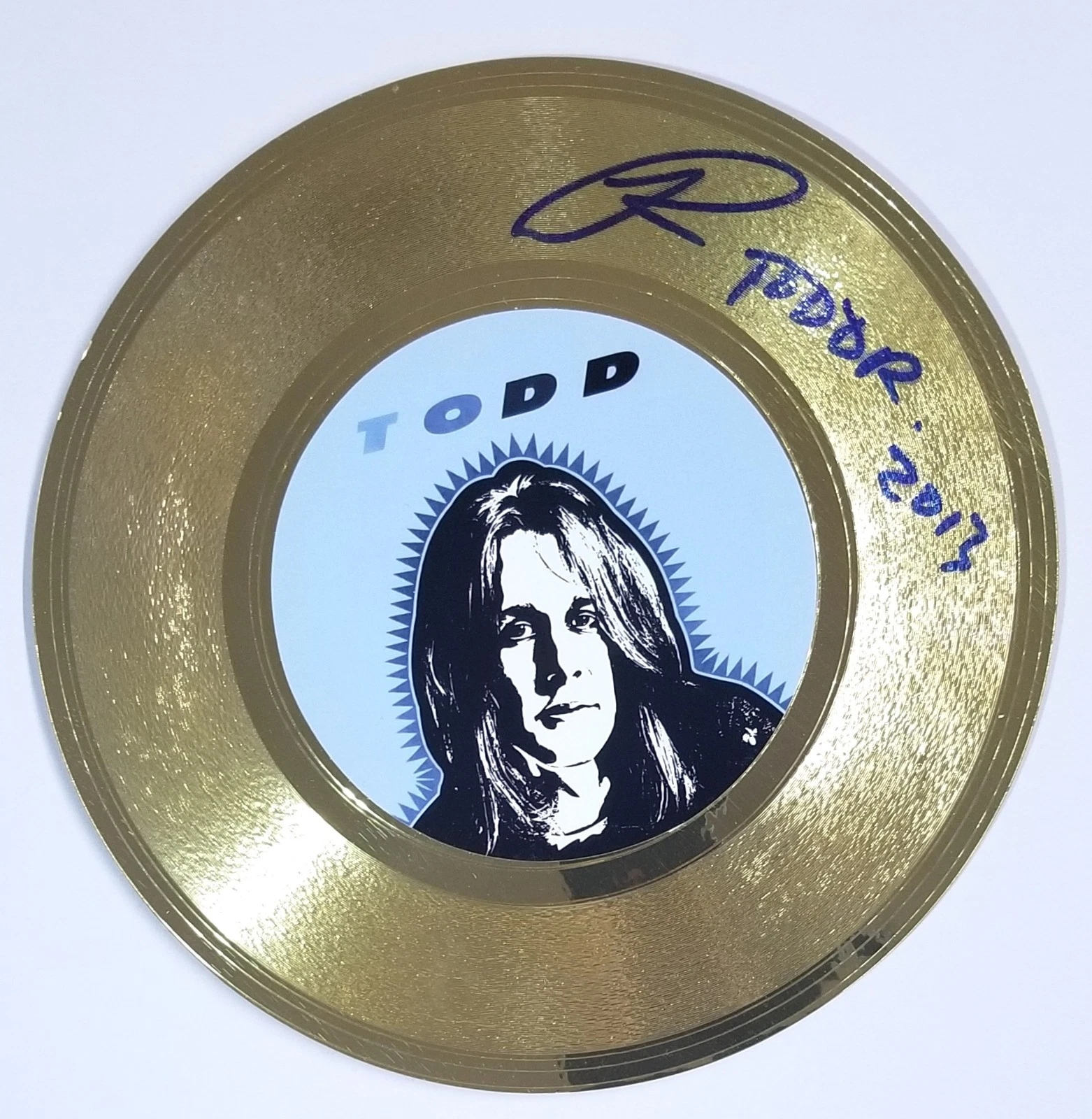 Todd Rundgren REAL hand SIGNED 7
