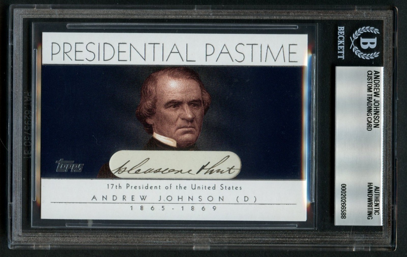 Andrew Johnson HANDWRITTEN WORDS 