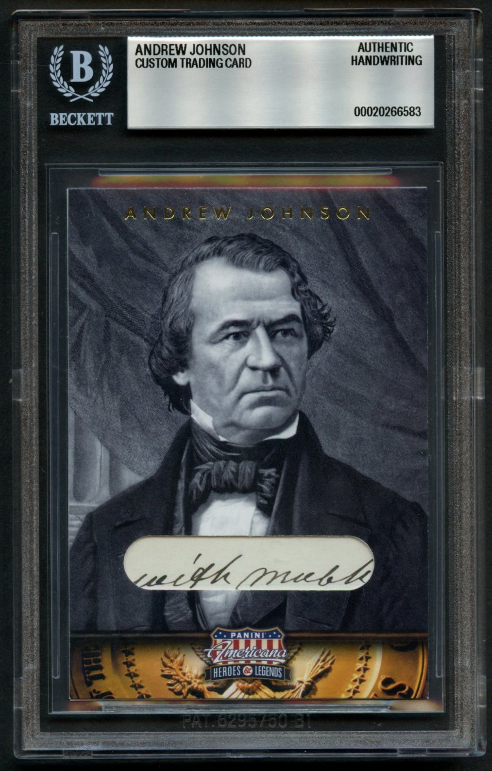 Andrew Johnson HANDWRITTEN WORDS 