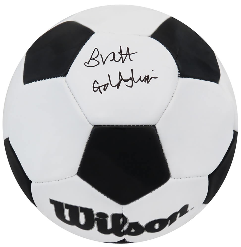 Brett Goldstein (Roy Kent) Signed Wilson B&W Sz-5 Soccer Ball (Ted Lasso)(SS COA