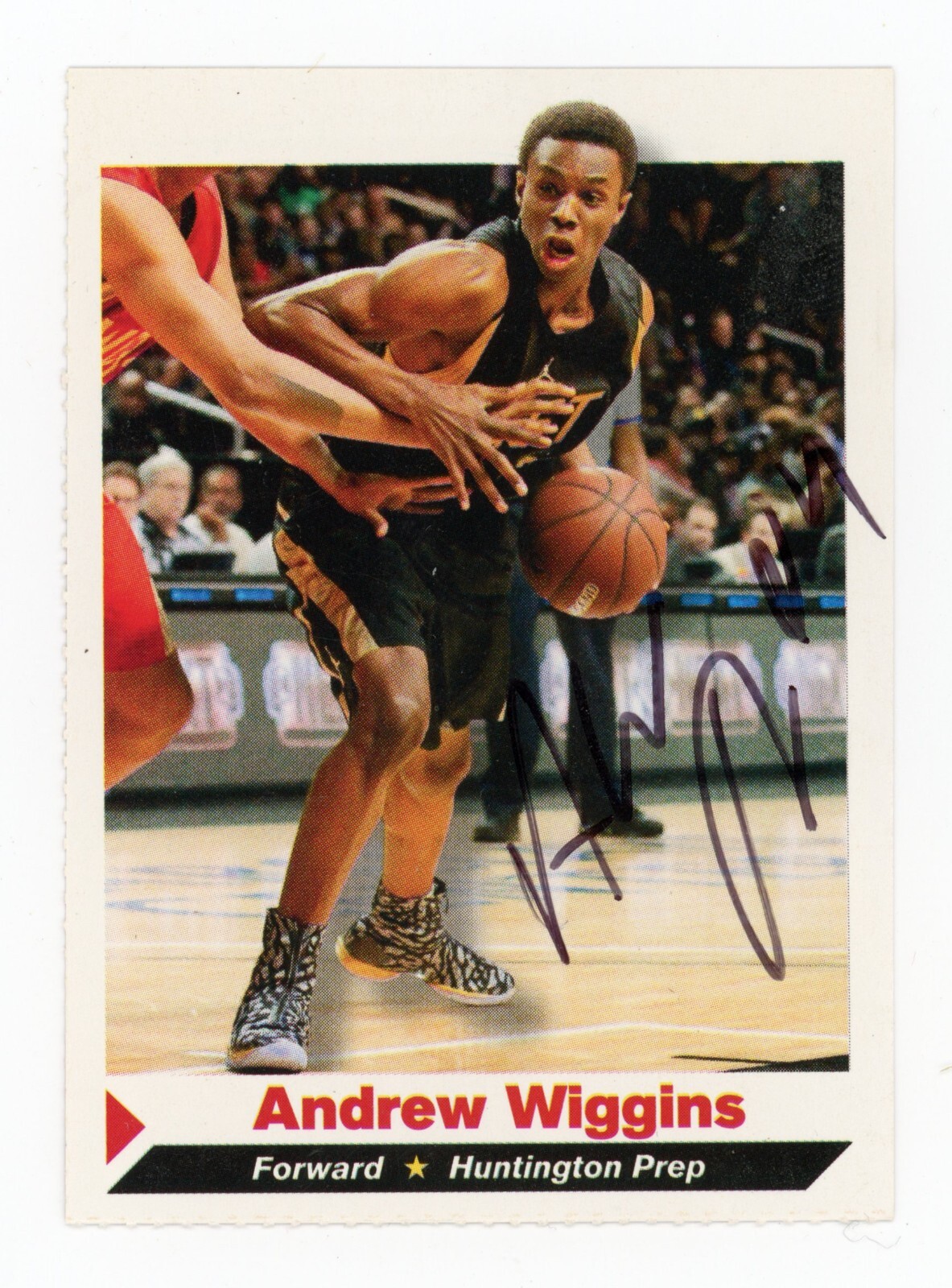 ANDREW WIGGINS SIGNED 2013 SI FOR KIDS TRUE ROOKIE CARD RC BASKETBALL JSA COA