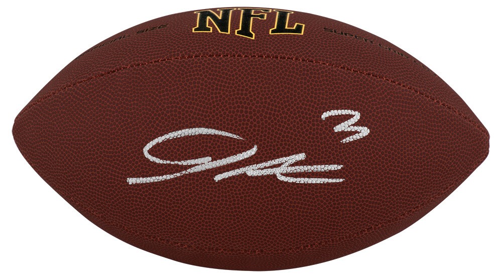 Jordan Addison Signed Wilson Super Grip Full Size NFL Football  - (SCHWARTZ COA)