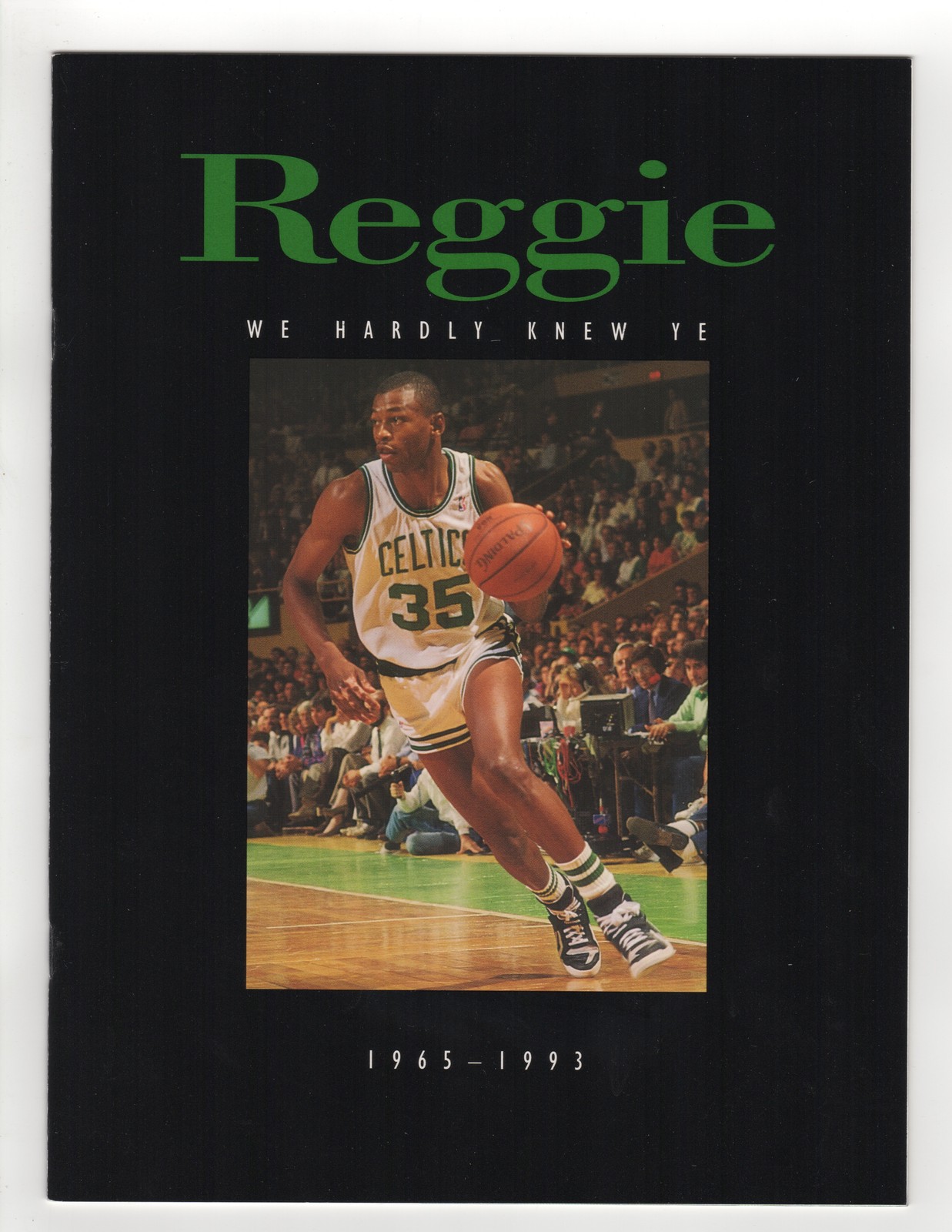 Reggie Lewis Boston Celtics 1993 Magazine 