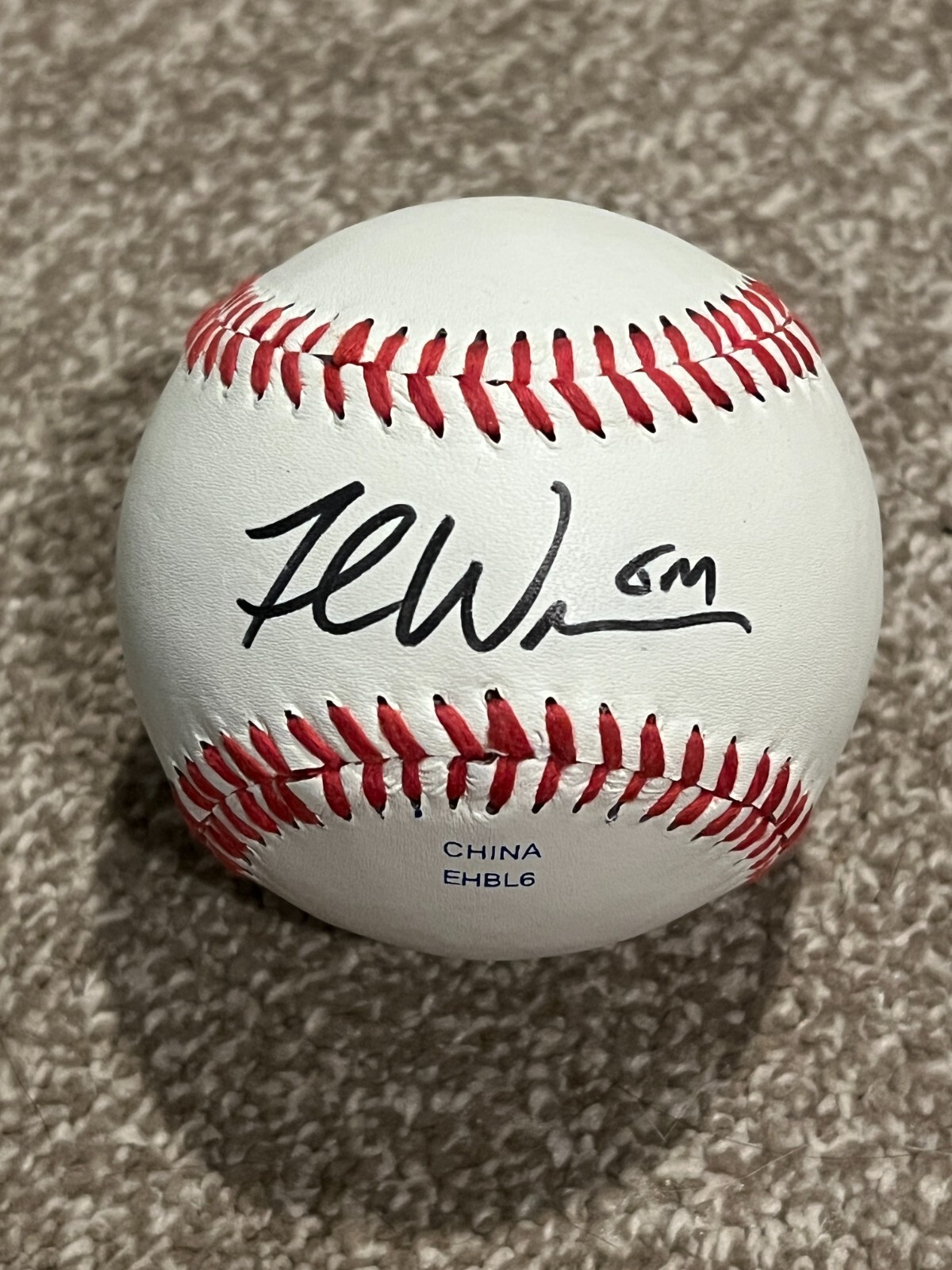GENERAL MANAGER SIGNED BASEBALL AUTO FRANK WREN ATLANTA BRAVES GM