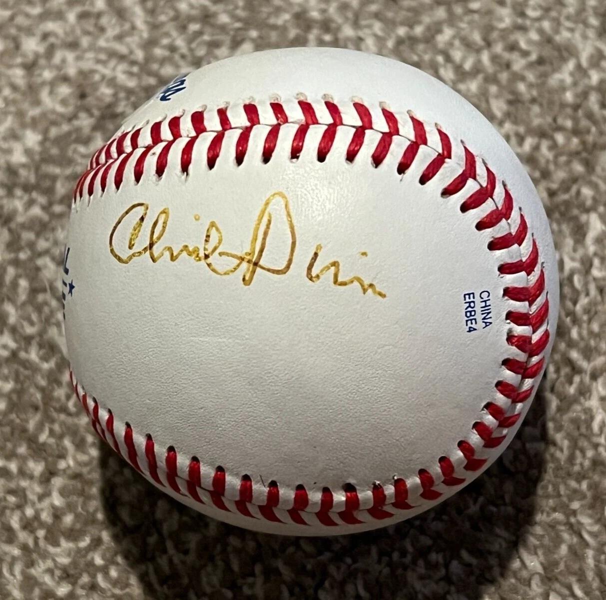 CHARLIE DAVIS SIGNED BASEBALL AUTO NEGRO LEAGUE PSA DNA COA *MISSING CARD*