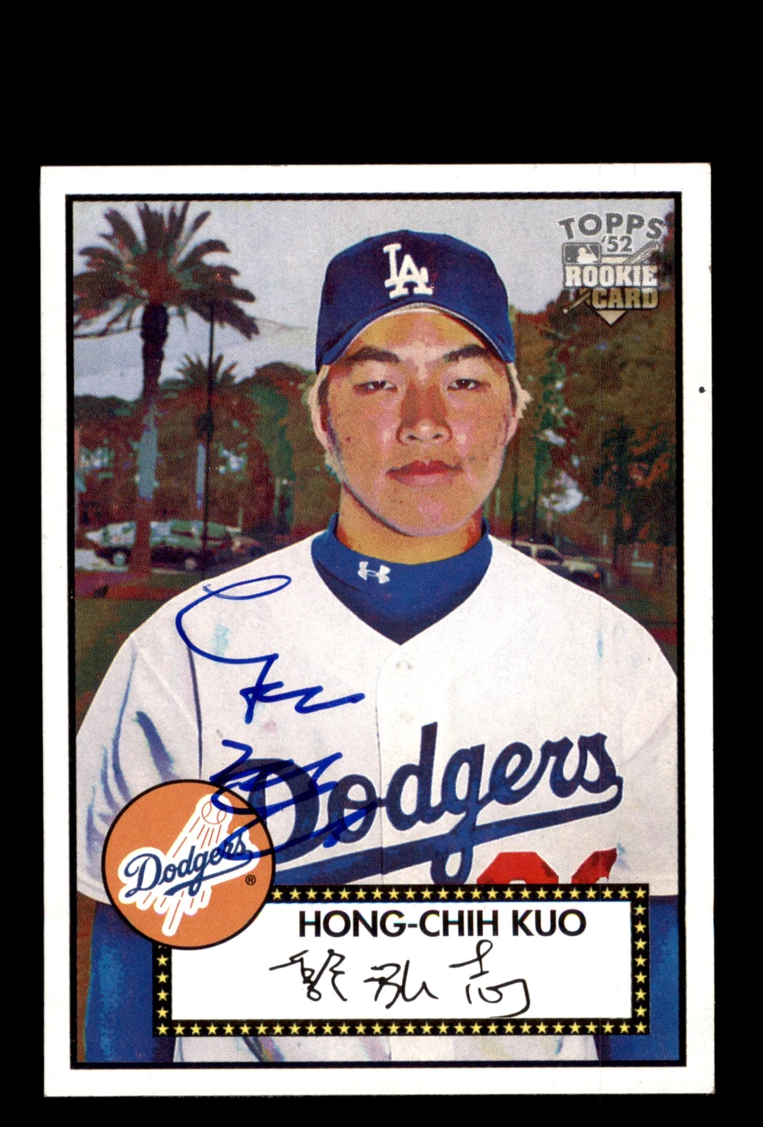 Signed Baseball Card Auto 2006 Topps '52 Rookies #81 Hong-Chih Kuo Dodgers