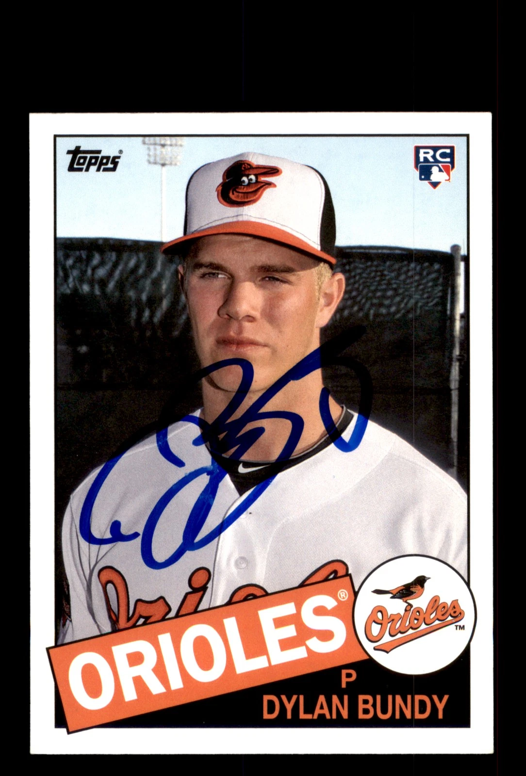 Signed Baseball Card Auto 2013 Topps Archives #140 Dylan Bundy Baltimore Orioles