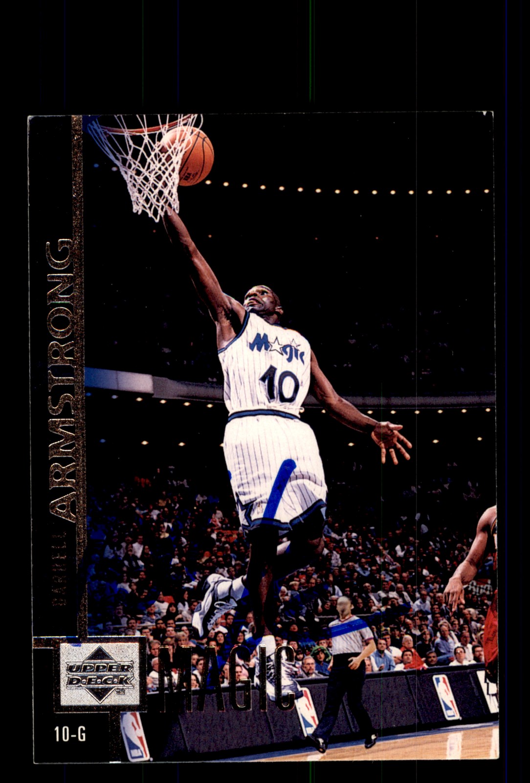 Signed Basketball Card Auto Darrell Armstrong 1997-98 Upper Deck #267 Magic
