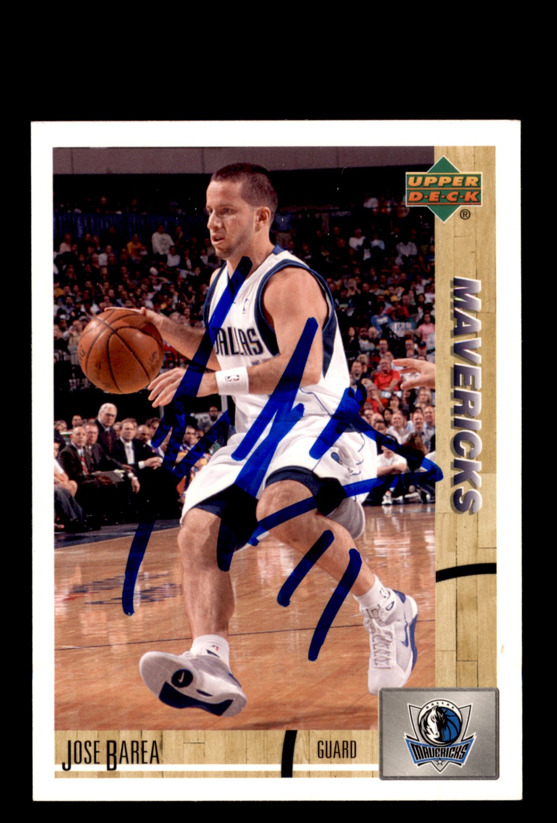 Signed Basketball Card Auto Jose Barea 2008-09 Upper Deck Lineage #160