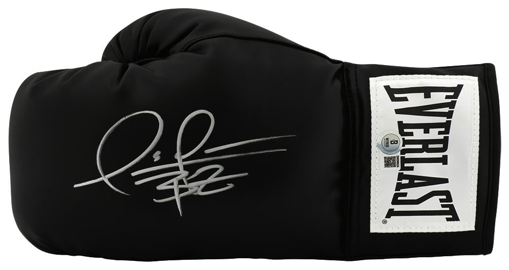 Deontay Wilder Signed Everlast Black Boxing Glove - (BECKETT COA)