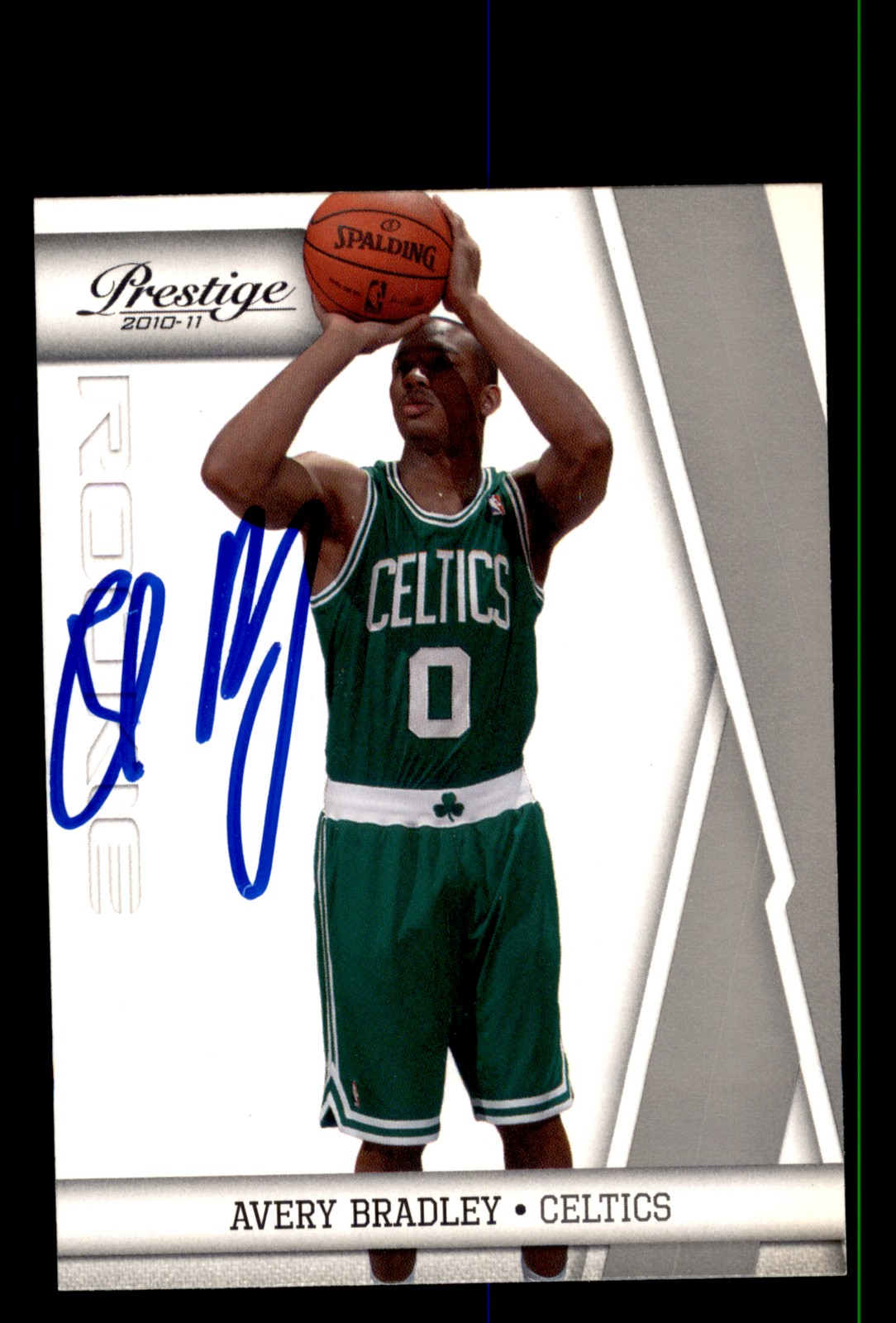 Signed Basketball Card Auto Avery Bradley 2010-11 Panini Prestige #169 Celtics