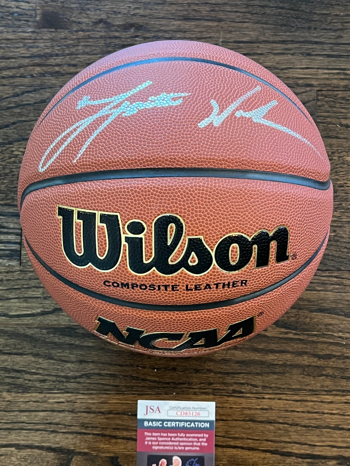 LYNETTE WOODARD SIGNED BASKETBALL AUTO WNBA NCAA STAR KU JAYHAWKS HOF JSA COA